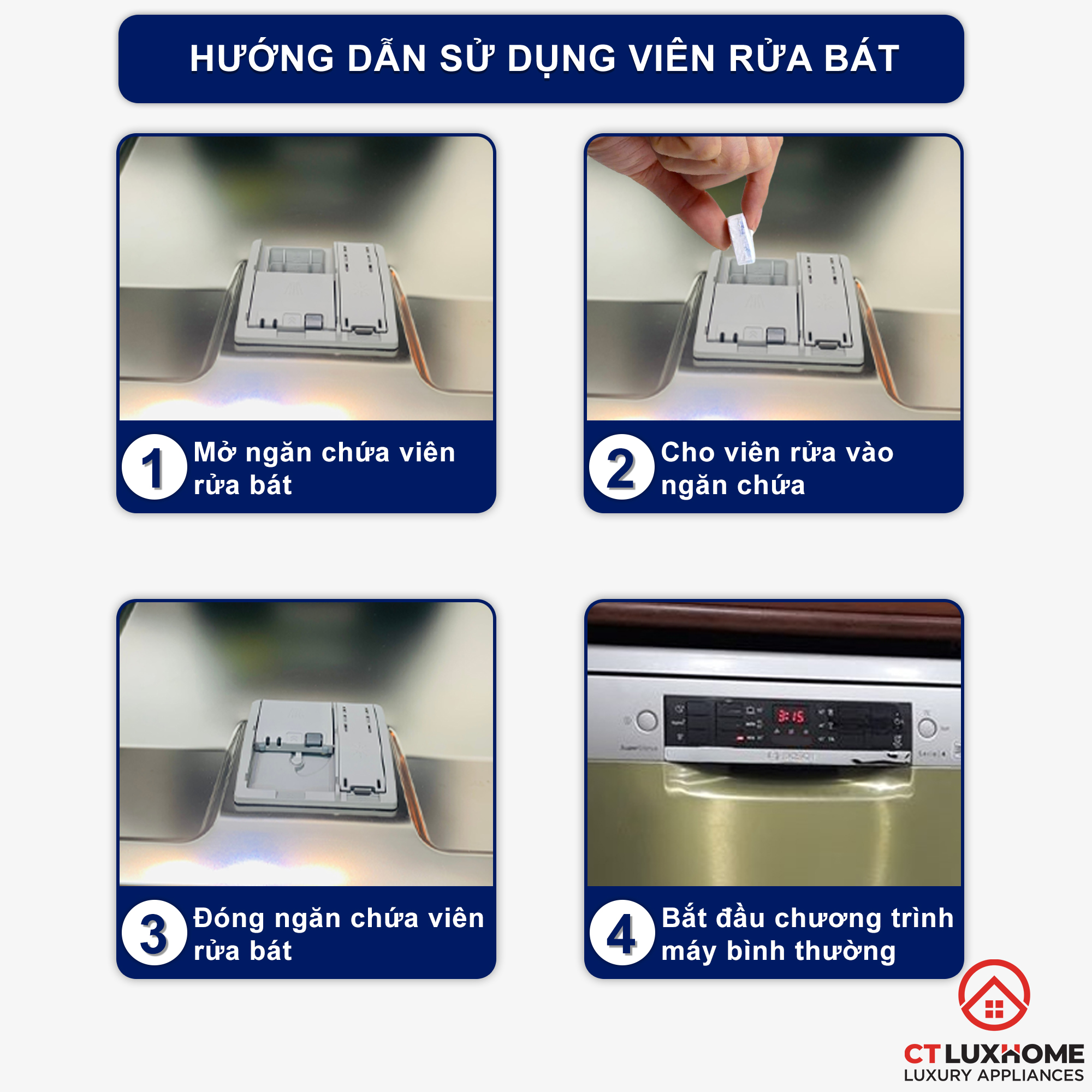 Viên rửa chén bát Finish Classic PowerBall 110 viên [2 chức năng]