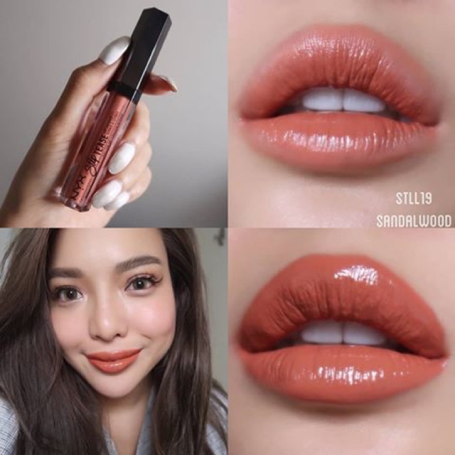 Son bóng nyx slip tease lip lacquer full colour nhiều màu