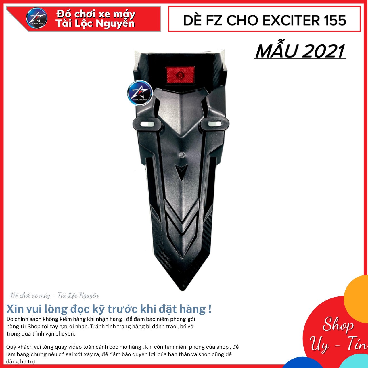 Dè fz mẫu 2021 cho exciter 155