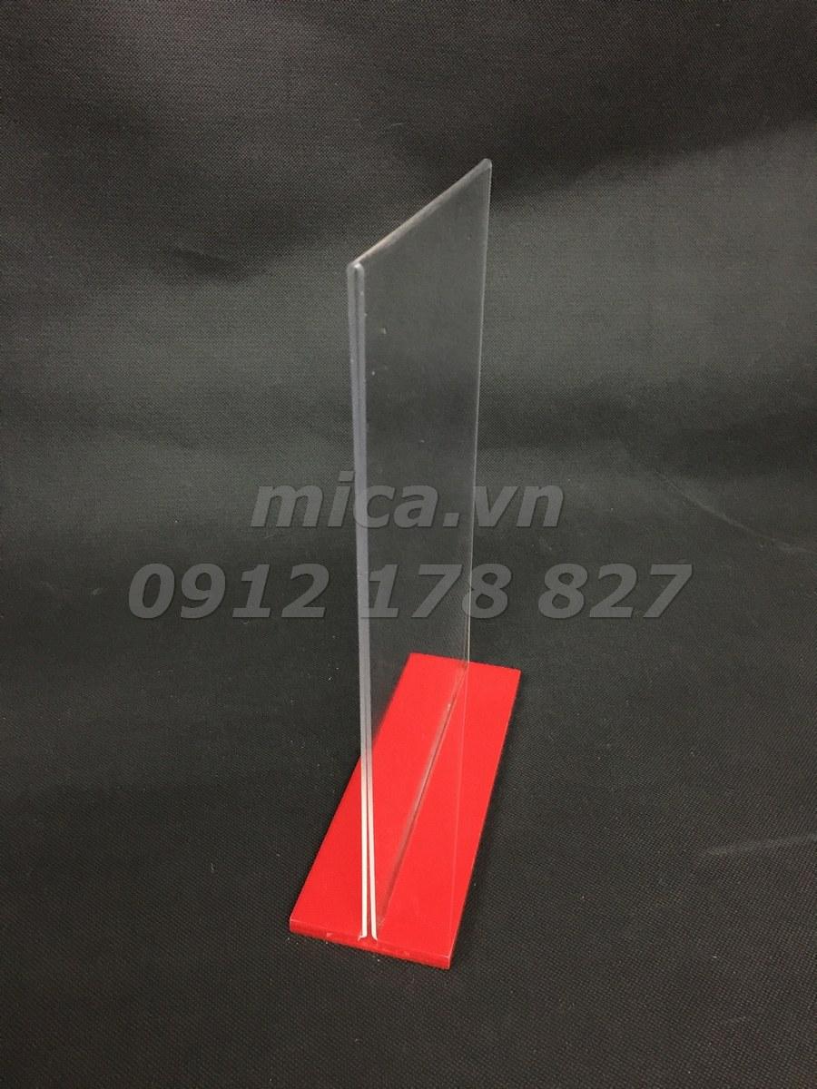 Menu mica A4 chân chữ T