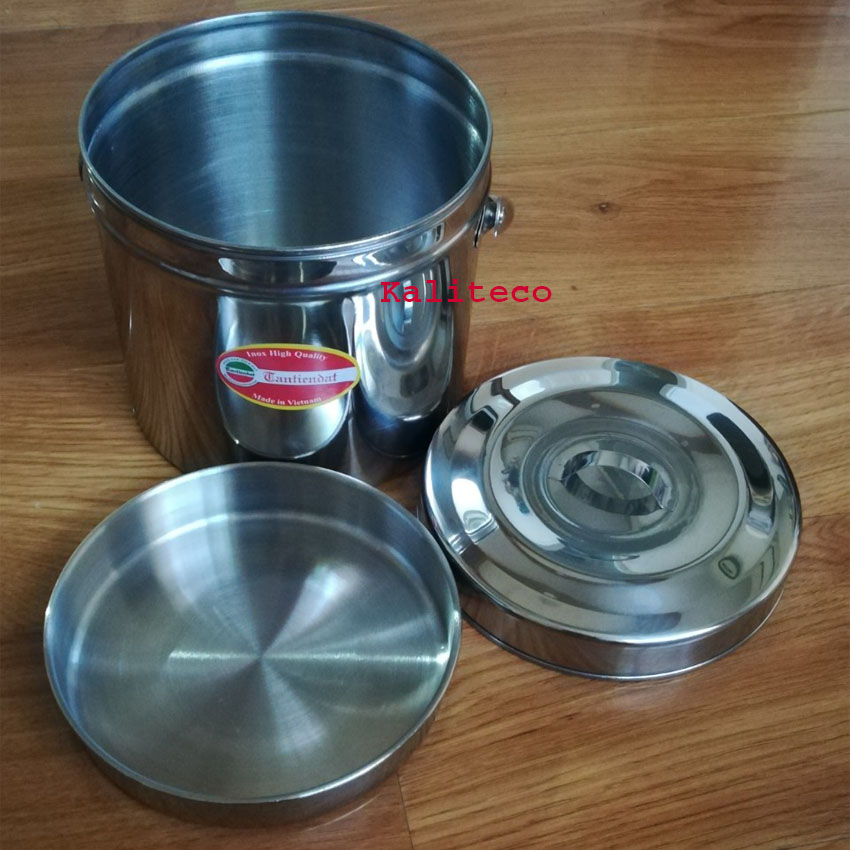 [HCM]Camen Đựng Cơm Inox 12cm (1,4 lít) Tantiendat-Kaliteco