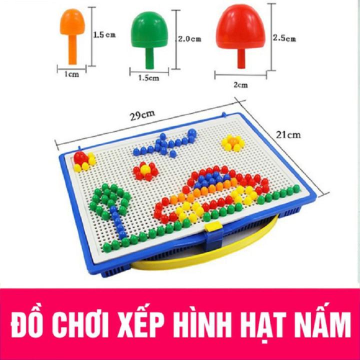 Đồ chơi xếp hình nấm cho be sang tao