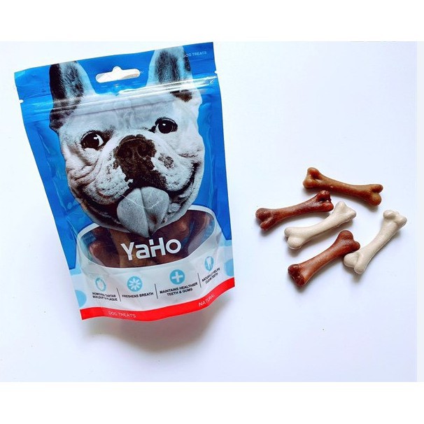 SNACK XƯƠNG GẶM SẠCH RĂNG CHO CÚN YAHO