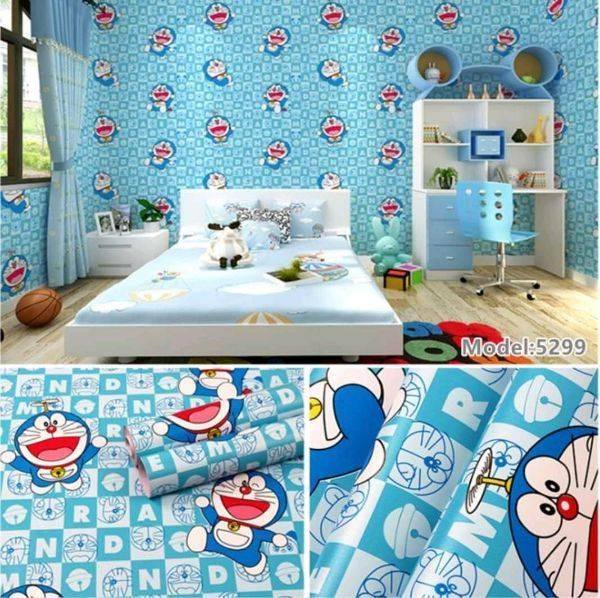 Giấy dán tường cuộn DOREMON-M1 khổ 45cm có keo sẵn