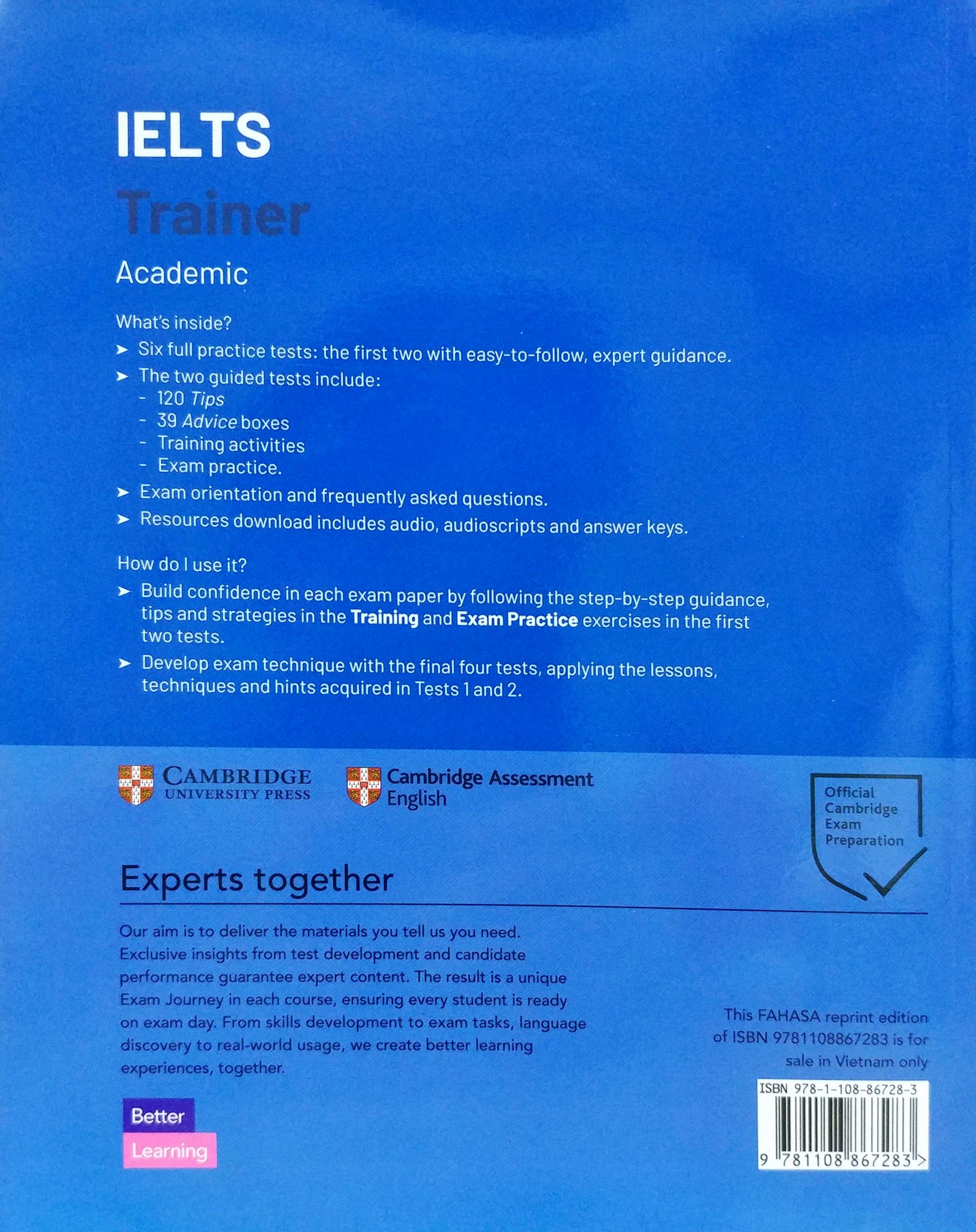 Sách Ngoại Văn - Fahasa - IELTS Trainer 2 Academic
