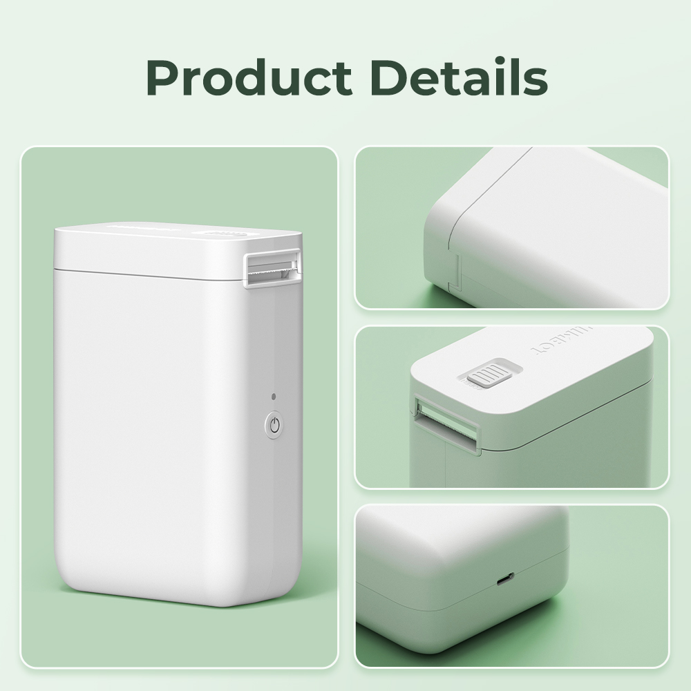 NIIMBOT D101 Label Printer Wireless Bluetooth Thermal Label Portable Printer for Android IOS Phone With Label Sticker Printer Label Maker