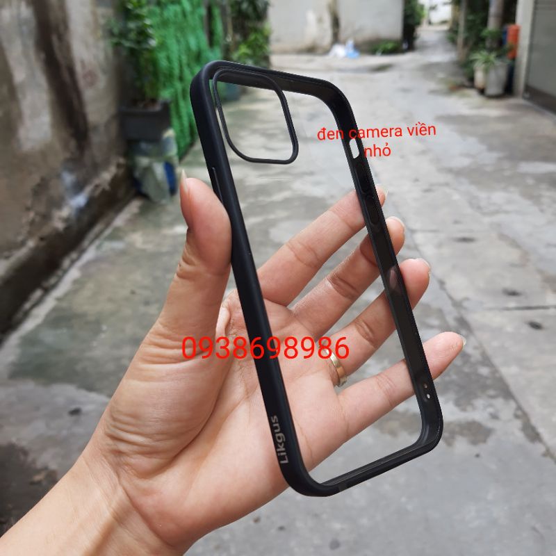 Ốp lưng likgus trong suốt viền màu iphone 13 pro max/12 mini/12/12 pro/12 pro max/11/11 pro/11 pro max/xs max