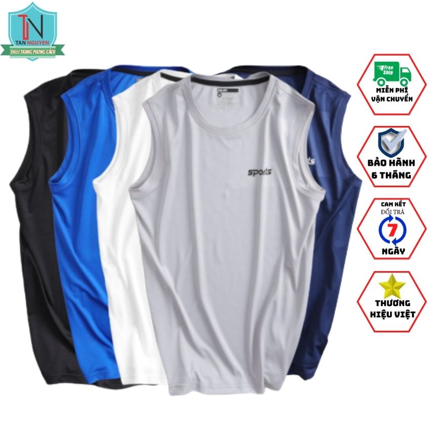 [FreeShip-Combo 3 Áo 100k ] Áo Thun  Ba Lổ Sát Nách Nam Thể Thao (Có Size Đại 45-100 Kg) SN2C22 Chất Thun Lạnh Co Giản 4 Chiều , Mềm Mại Mịn Màng Không Đổ Lông , Phai Màu Phù Hợp Với Mọi Lứa Tuổi