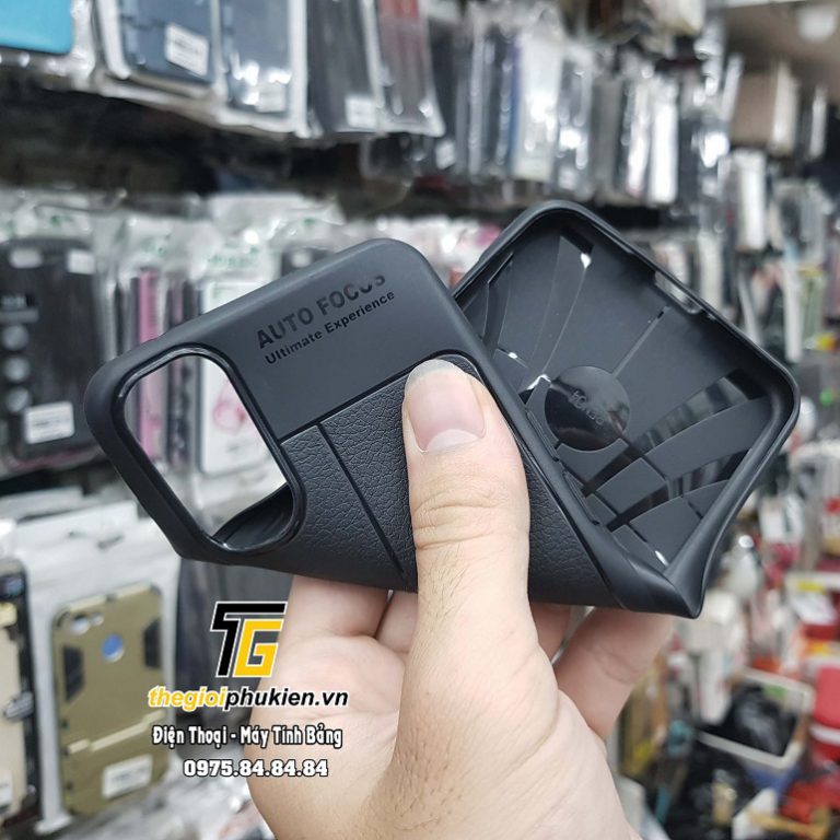 Ốp lưng OPPO Reno 5 silicon giả da Auto Focus