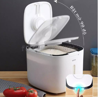 Thùng Đựng Gạo, các loại hạt đựng được 10Kg Ecoco Thông Minh