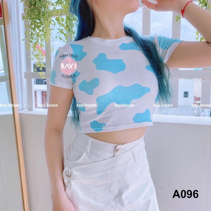 Áo Croptop Bò Sữa A5096