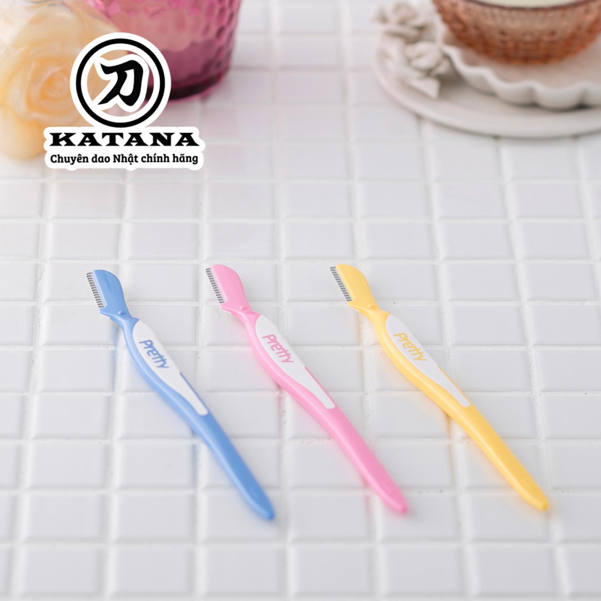 Dao cạo lông mày Nhật Bản Pretty Eyebrow - Bộ 3 chiếc