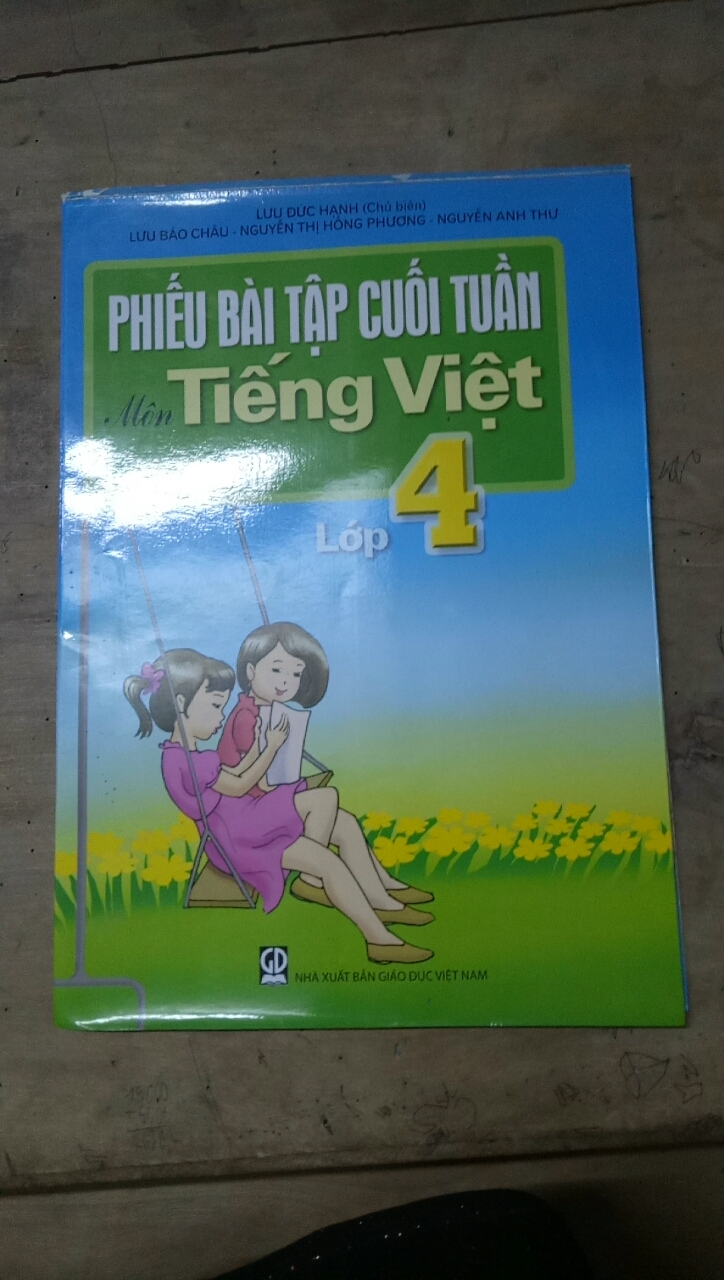 Phiếu bài tập cuối tuần - môn tiếng việt lớp 4