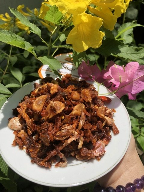 100GR khô bò sate cháy tỏi