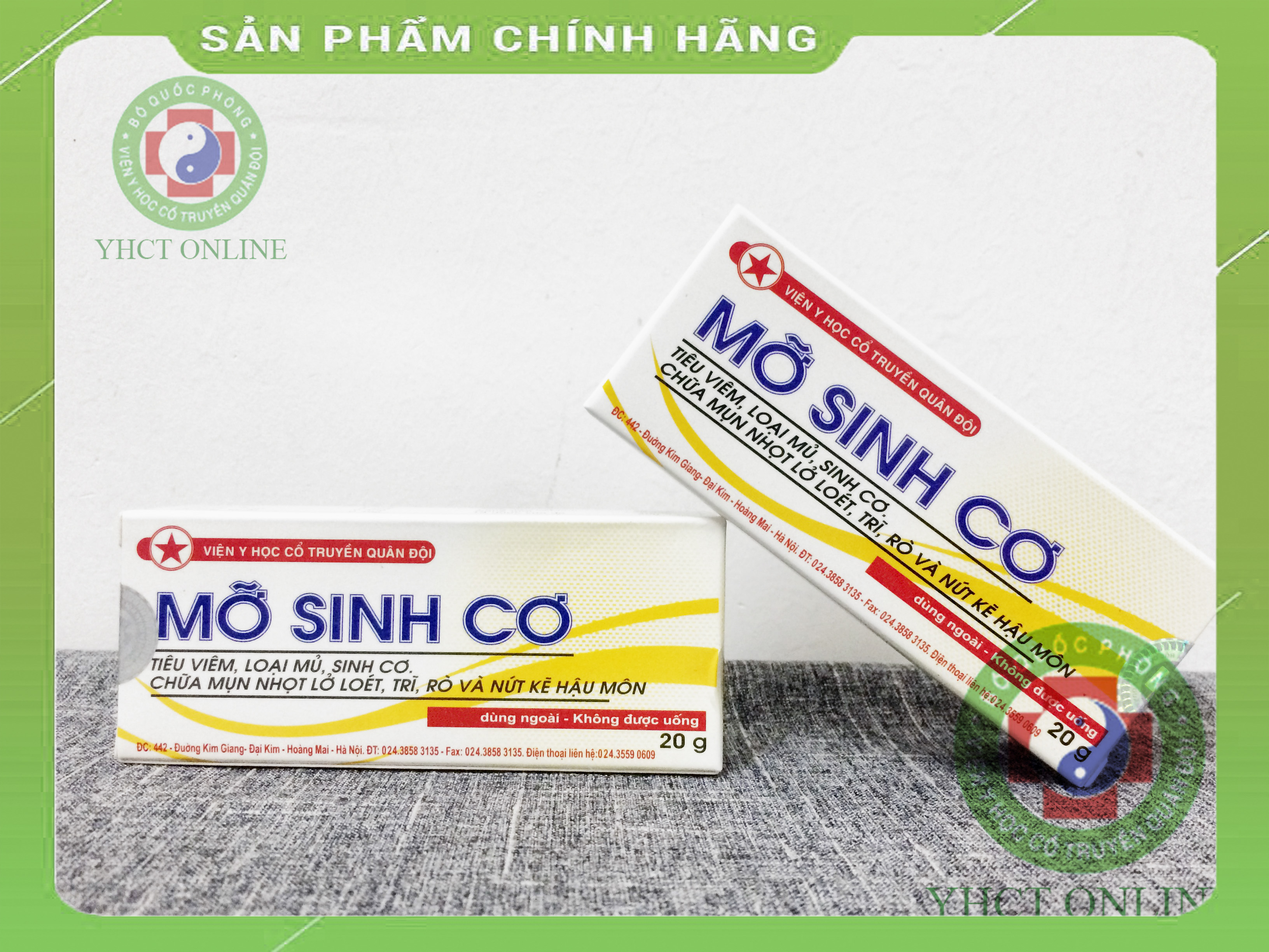 Kem bôi mỡ sinh cơ (2 hộp)