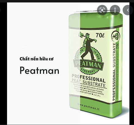 Đất Hữu Cơ Peatman ( Peat Moss) Chuyên Dùng Ươm Hạt Giống bao 70 lít (khoảng 15kg)