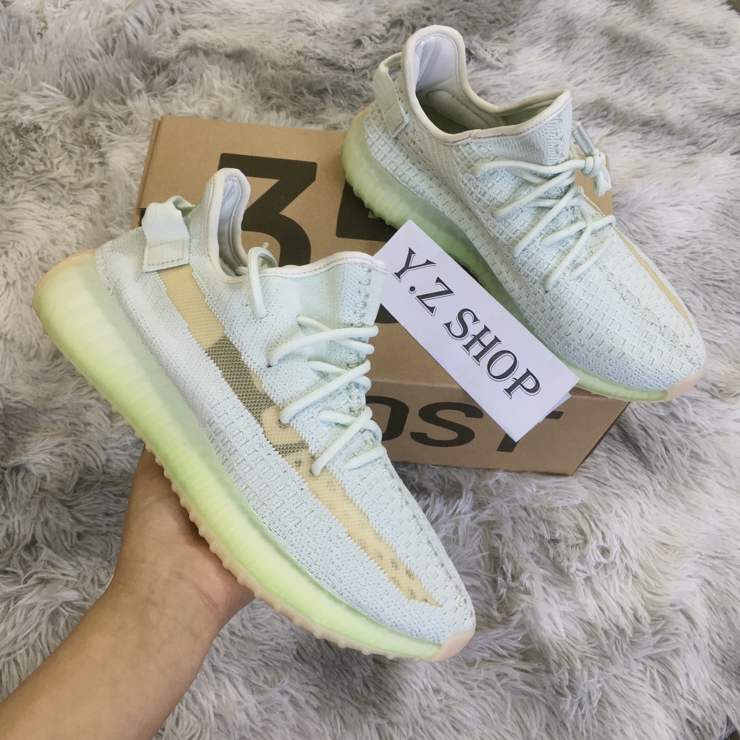 Giày Sneaker 🎁FULLBOX 11🎁 Giày Thể Thao 350 Hyper Nam Nữ Cao Cấp