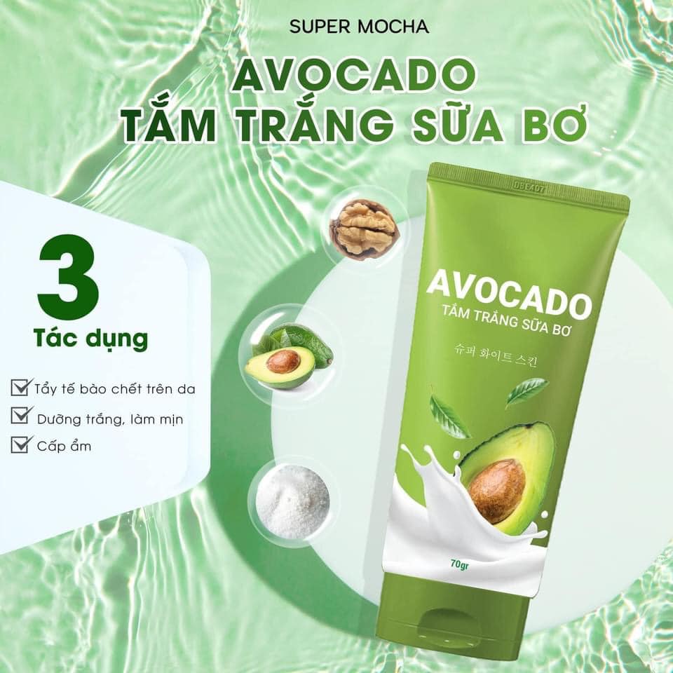 TẮM TRẮNG BODY BƠ SỮA SUPER MOCHA-AVOCADO