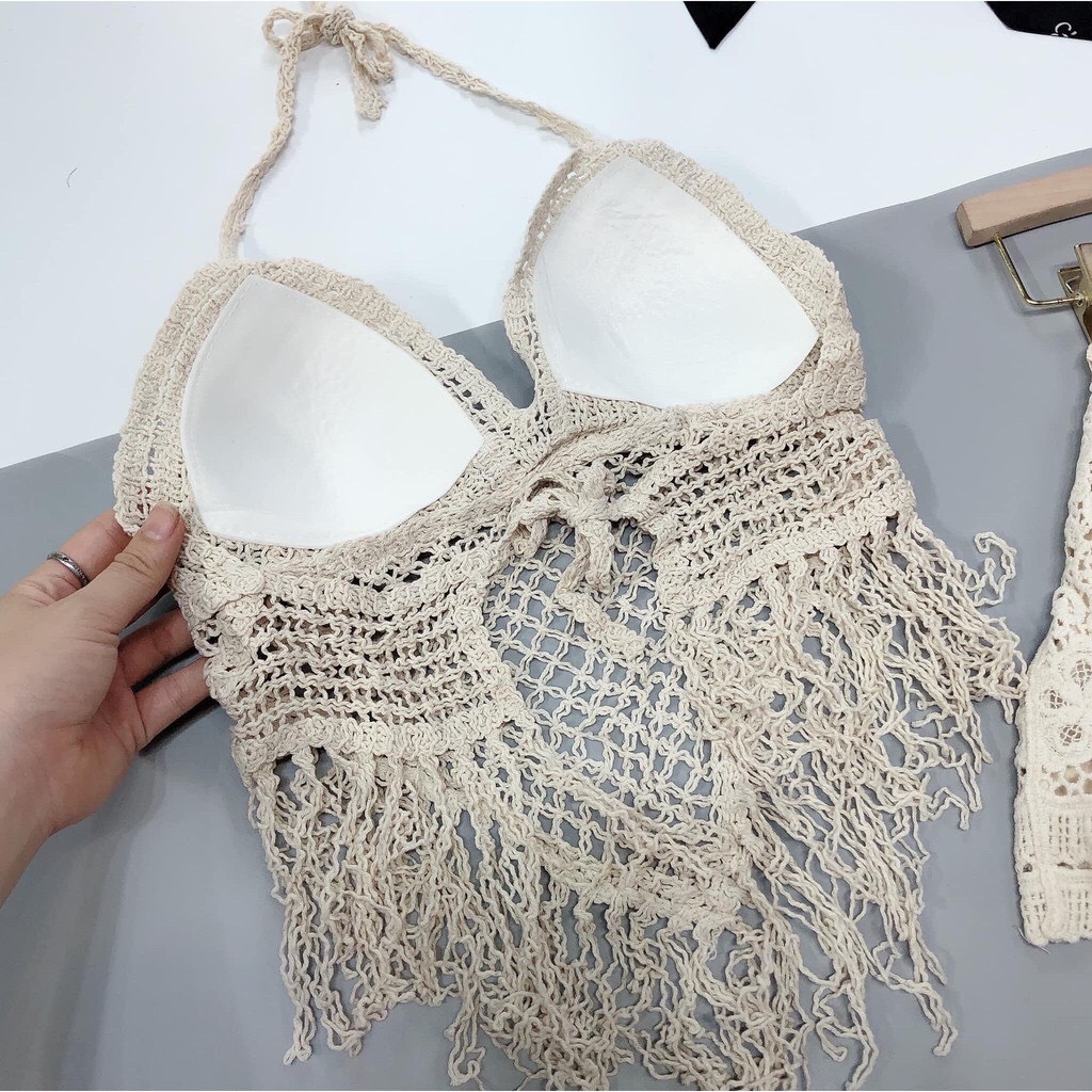 Set bikini 3 món đi biển cực đẹp