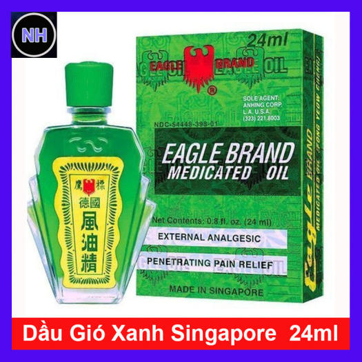 COMBO 3 CHAI DẦU GIÓ XANH SINGAPORE 24ML