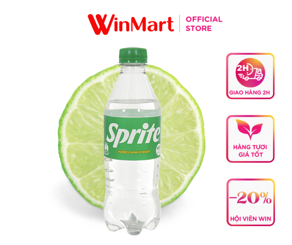 [Siêu thị WinMart] - Nước ngọt Sprite hương chanh chai 390ml