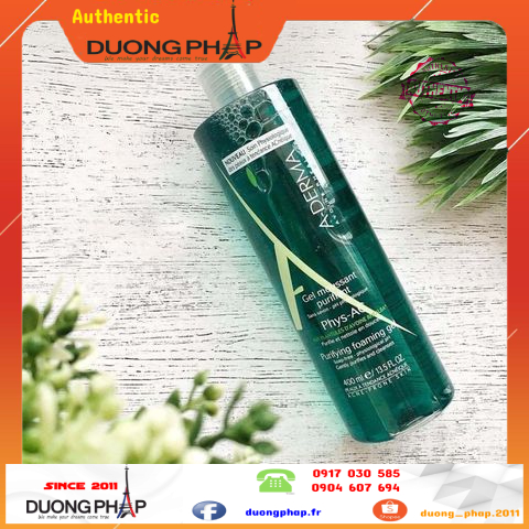 Gel rửa mặt A-derma 400ml