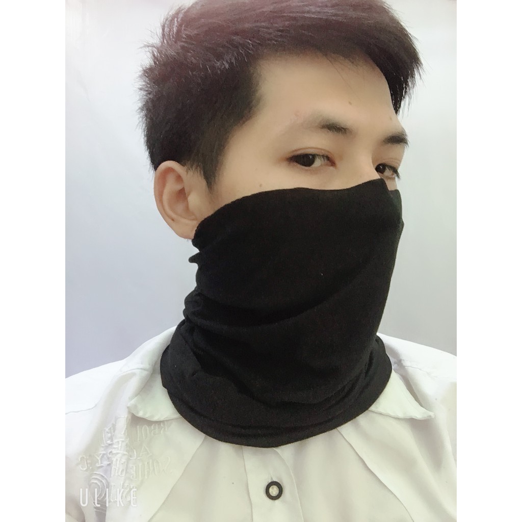 Khăn trùm đầu - ninja cao cấp ĐEN (có phản quang) - Hype Helmet