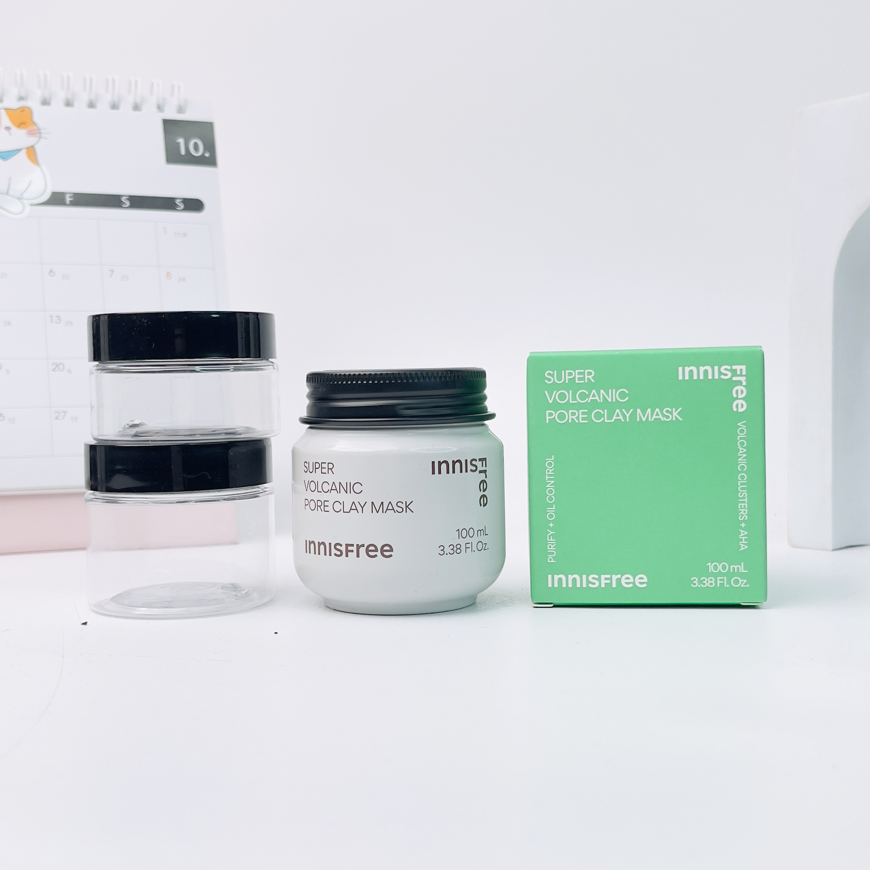 Mặt nạ đất sét Innisfree super volcanic pore clay mask 2X mẫu mới Duduhouse