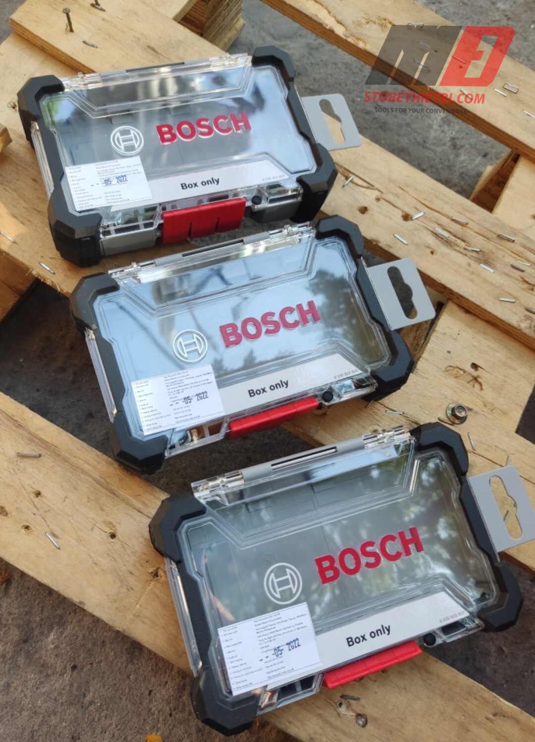 Hộp đựng mũi khoan , mũi vít bosch size m 2608522362 và size l 2608522363