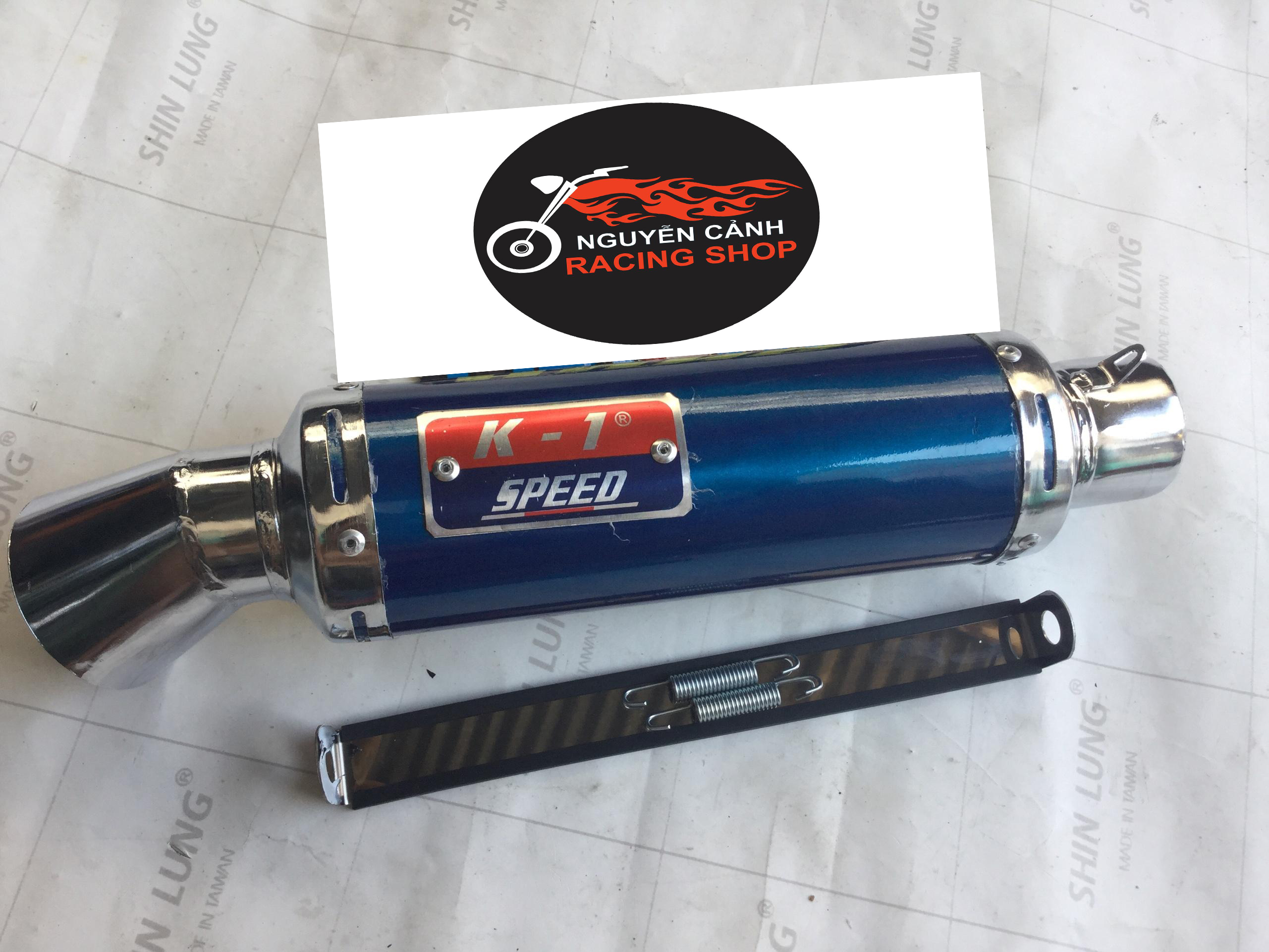 Pô k1 speed full pas treo lò xo - Lon ko cổ