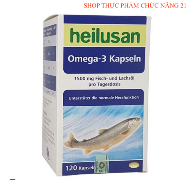 DẦU GAN CÁ HỒI - Omega-3 Kapseln nhập khấu từ Đức
