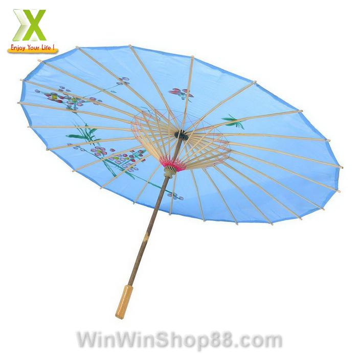Dù cán gỗ Nhật Bản (Màu xanh dương nhạt)