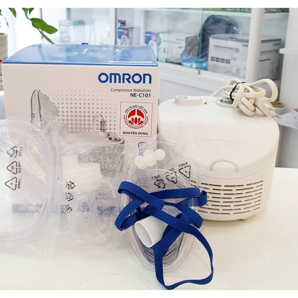 [CHÍNH HÃNG] Máy xông khí dung Omron NE-C101 (NEC101) (bảo hành 2 năm)