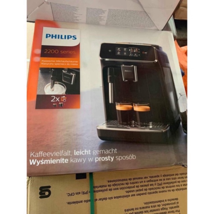 Máy Pha Cà Phê Tự Động Phillips EP2221/40 / EP2231/40, Philips Coffee Maker, Máy Pha Café, Espresso, Cappuccino, Áp Suất 15 Bar, Dung Tích 1.8L, Máy Pha Cà Phê Gia Đình, Cho Văn Phòng, Nhập Khẩu Rumania, Bảo Hành 12 Tháng