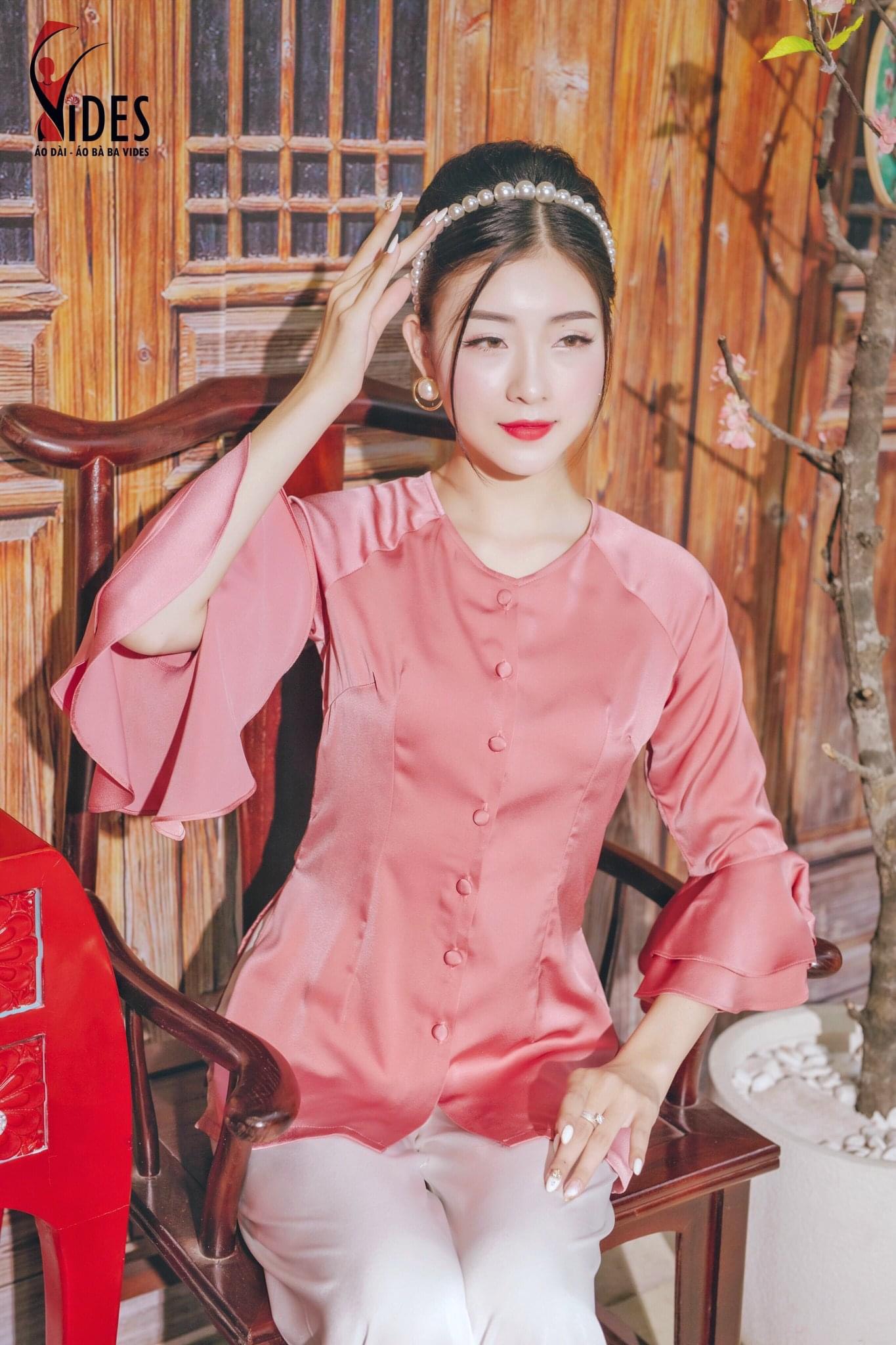 Đồ Lam Đi Chùa Chất Vải Lụa Satin Mềm Mịn L08