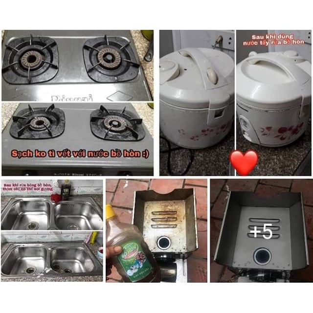 Nước tẩy rửa đa năng enzym bồ hòn can 2.2 lít