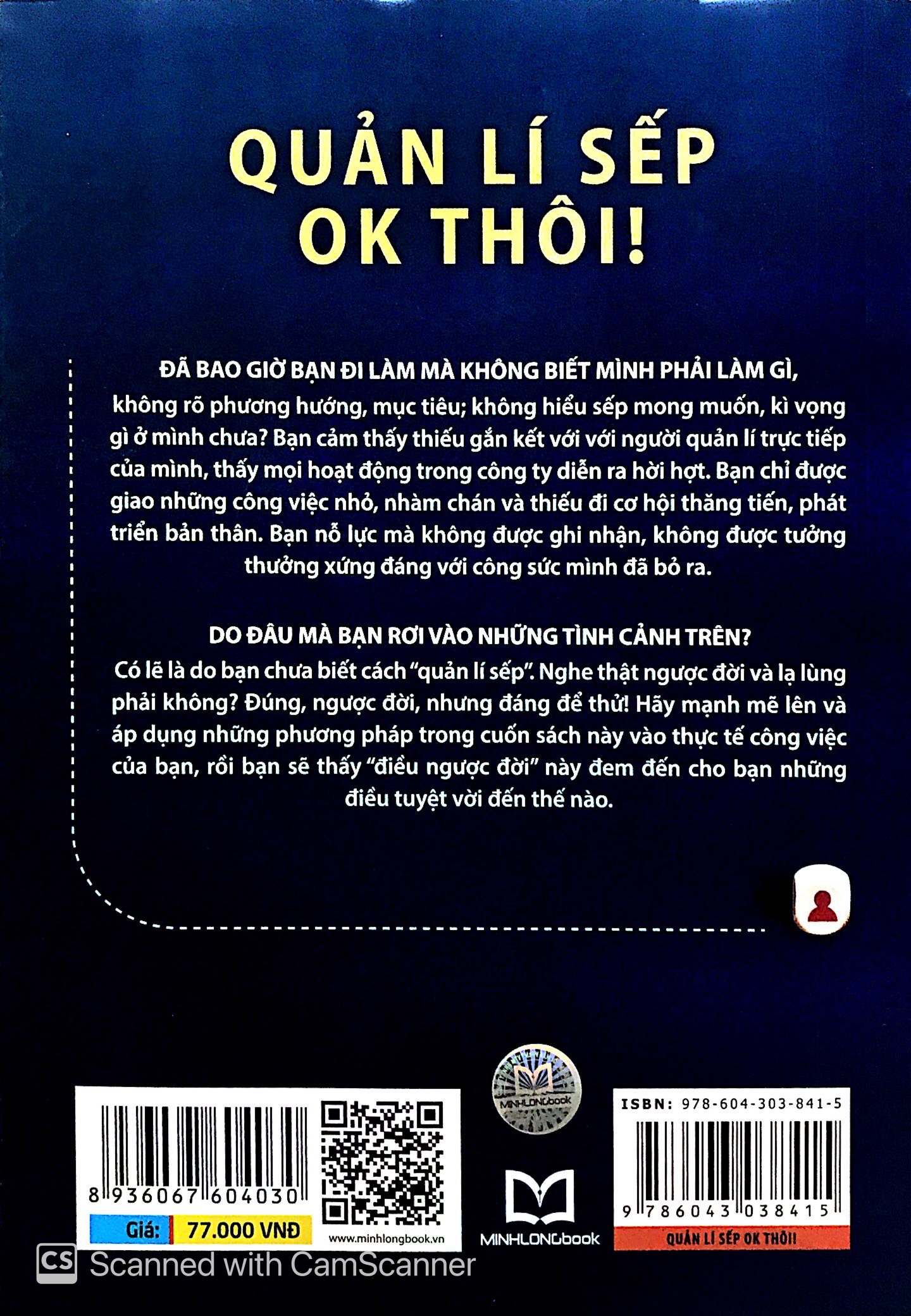 Sách: Quản Lí Sếp Ok Thôi!