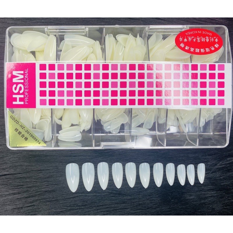 Móng úp hsm lẻ size - bầu trơn