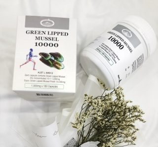 Viên uống hỗ trợ xương khớp vẹm xanh Green Lipped Mussel 1000 Lyprinol (180 viên) thumbnail