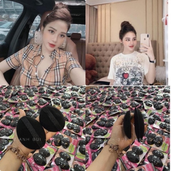 Độn phồng mái 😍 SÉT 2 CÁI 😍 loại mới cao cấp