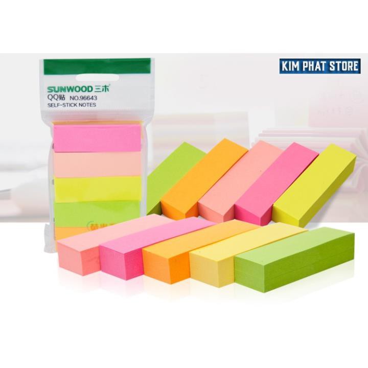 Giấy phân trang, Giấy nhớ, Giấy Note 5 màu SW96643
