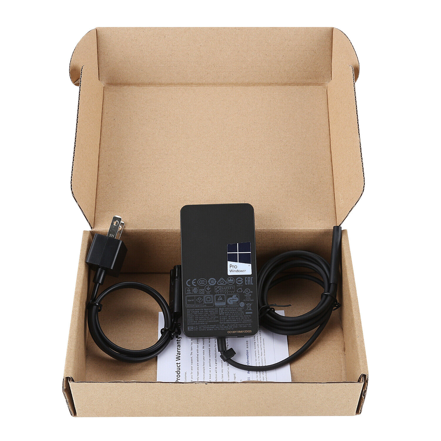 Sạc Microsoft Surface 15V 4A 65W Dành cho Surface Pro 3, Pro 4, Pro 5, Pro 6