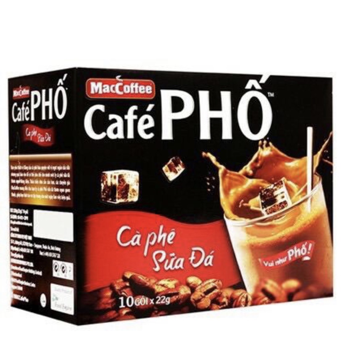 Cafe Phố cà phê sữa hoà tan 240g