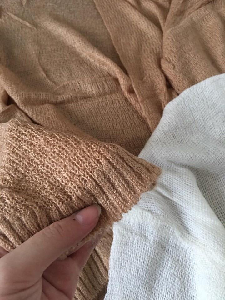[MeBeBin] Áo Khoác Cardigan Len Mỏng Sang Chảnh
