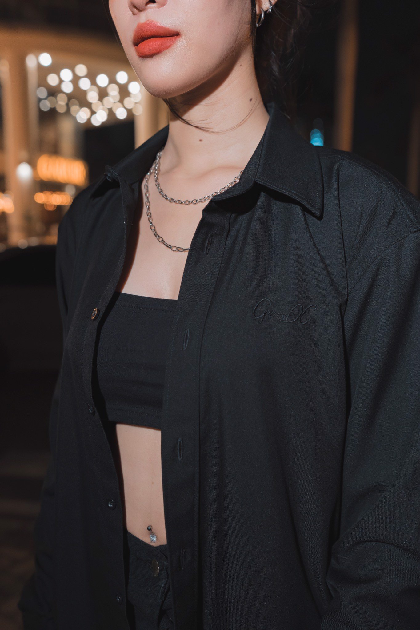 Grimm DC Ivory 14th shirt a.k.a Sơ mi 14th - Black