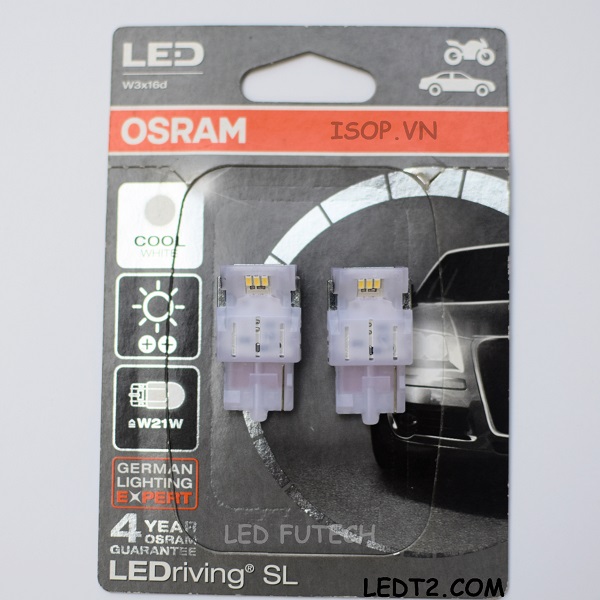 [LEDT2 ISOP] Đèn LED T20 Osram [Số lượng: 1 Cặp] [Bảo hành 2 năm]