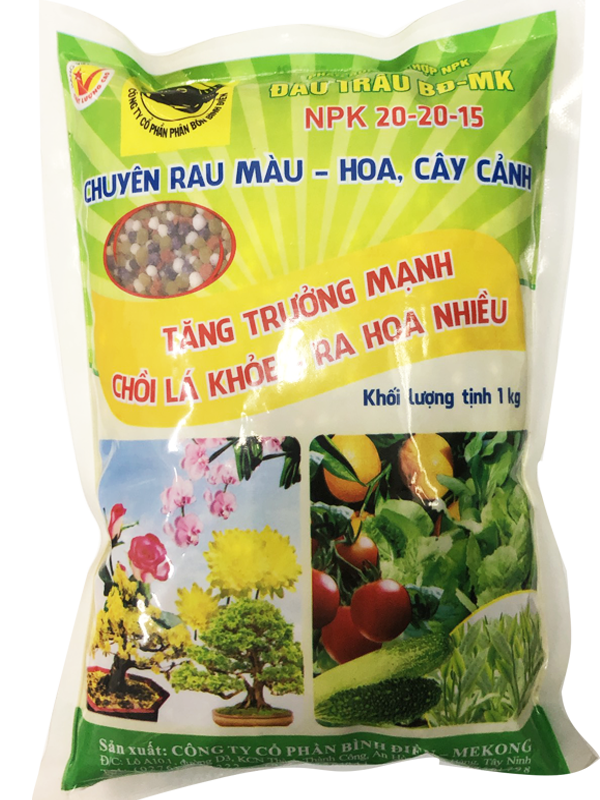 PHÂN BÓN ĐẦU TRÂU NPK 20-20-15 (1KG)