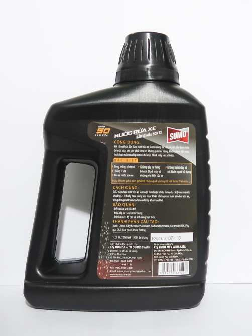 Nước rửa xe mẫu mới Sumo Wash & Wax 1L