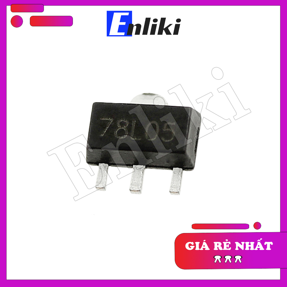Ic ổn áp 78L05 Sot89 100ma 5v