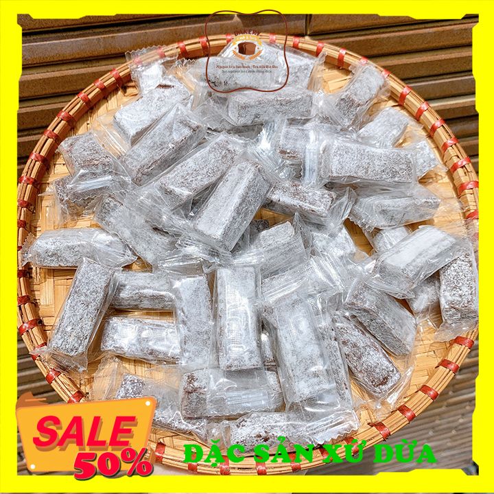 [500g] Kẹo gừng dẻo phấn (kẹo da trâu)/Bánh kẹo ăn vặt